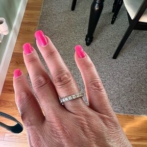 Touchstone Crystal Silver Ring